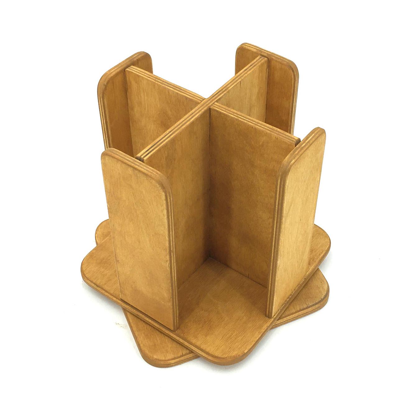 Органайзер одноразовых стаканов из дерева Клист 225 Сиена (ЧАЙ-221005)