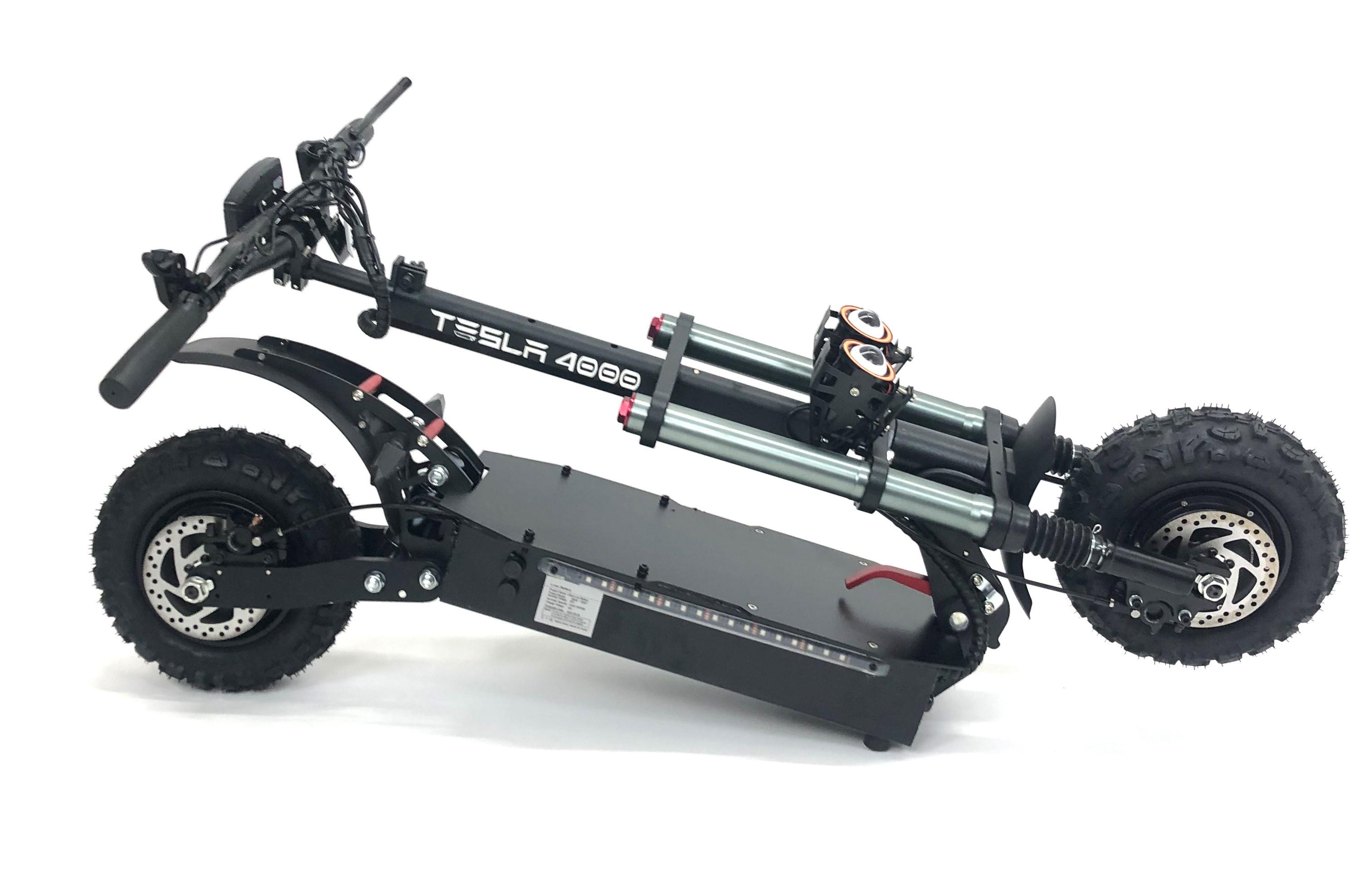 Електросамокат TESLA 4000 3000W х2 60V 30Ah NFC ключ - фото 2