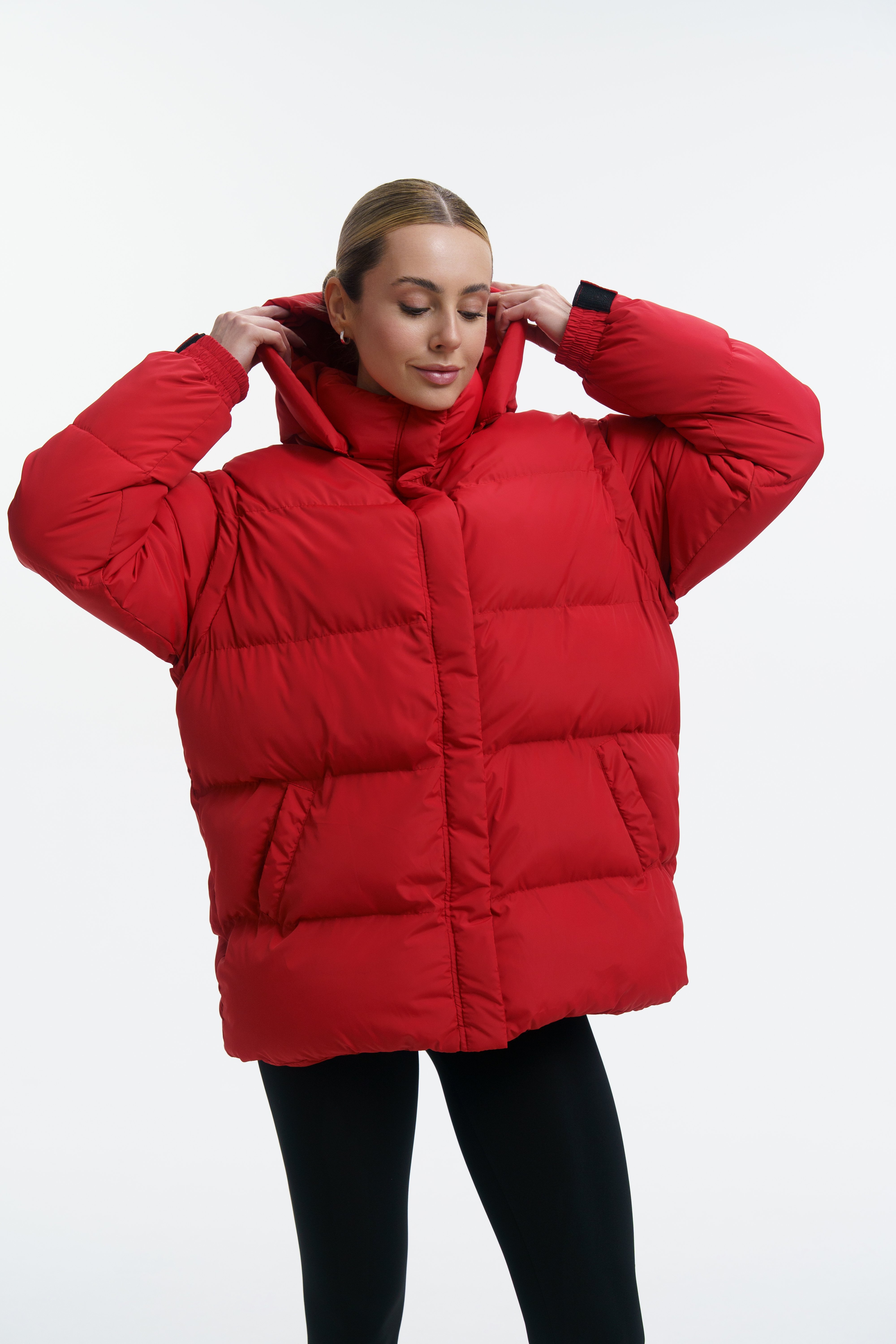 Пуховик-трансформер женский Intruder Mishele L Красный (1642766130/L)