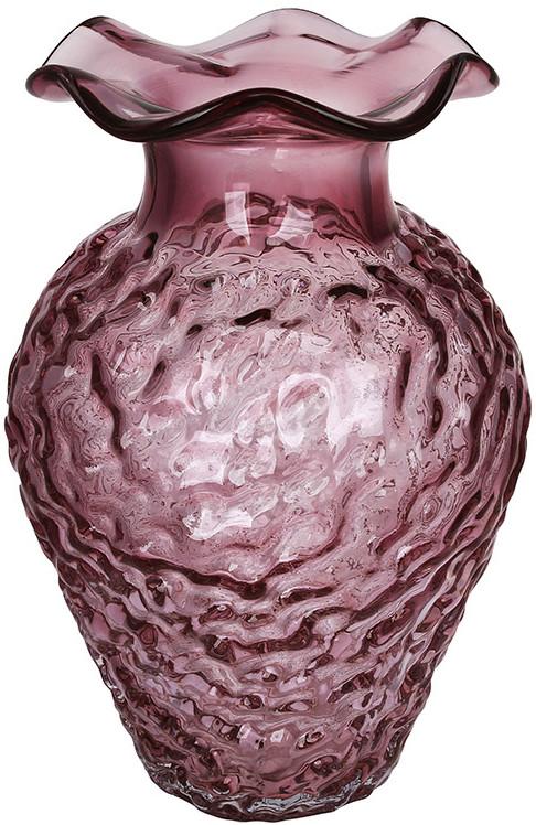 Ваза стеклянная Amethyst Mist Ø 13,5х26,5 см Фиолетовый Ваза стеклянная Amethyst Mist Ø 13,5х26,5 см Фиолетовый
