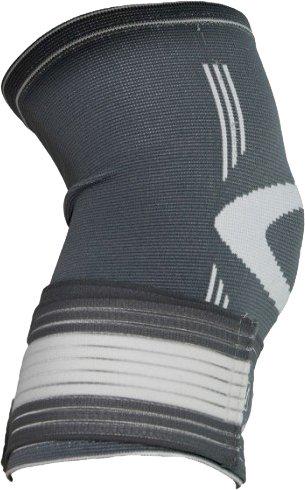 Фіксатор коліна LiveUP Knee Support M Сірий/Білий (LS5676-M) - фото 1