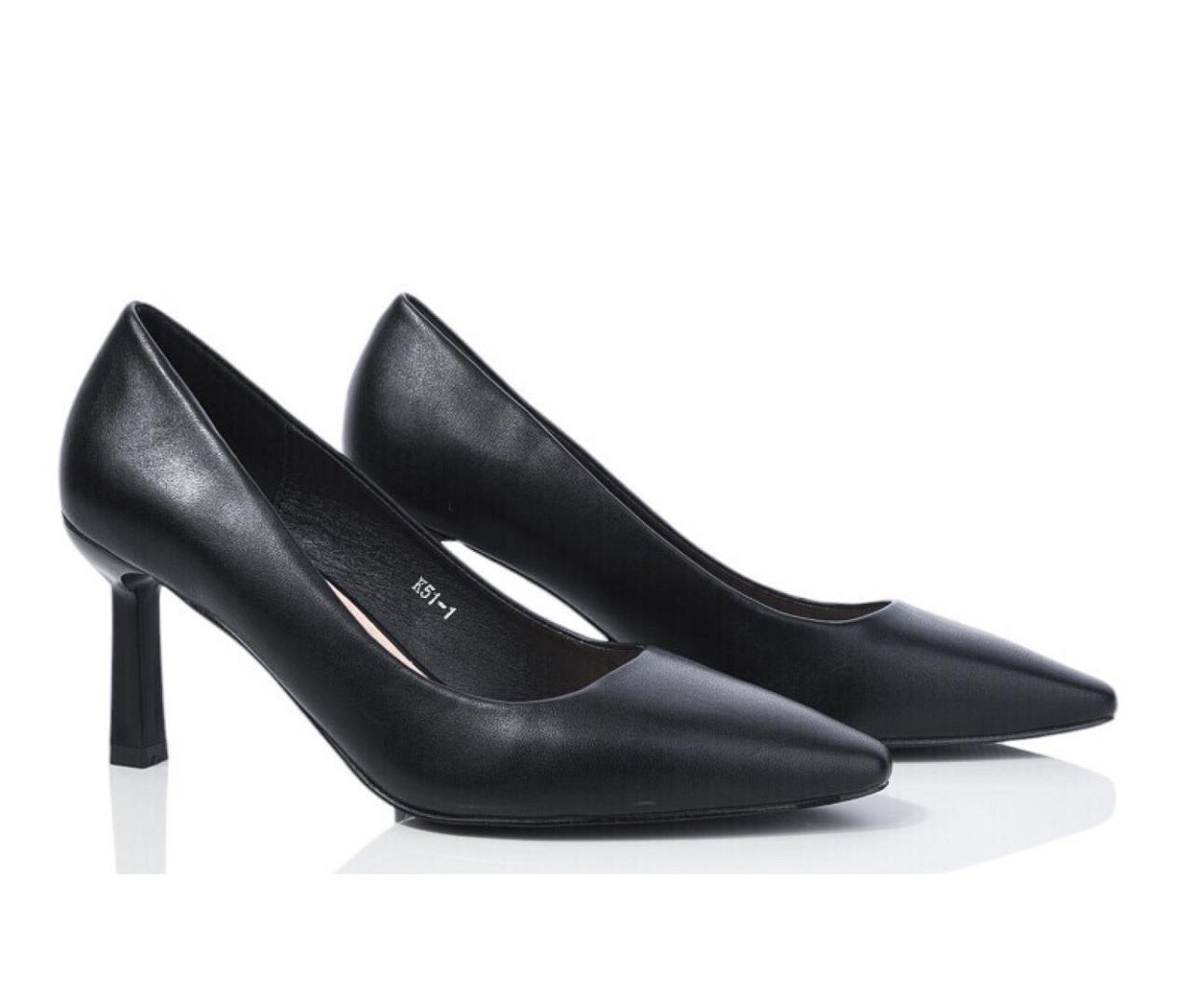 Туфли женские Hongquan р. 38 Черный (K51-1)