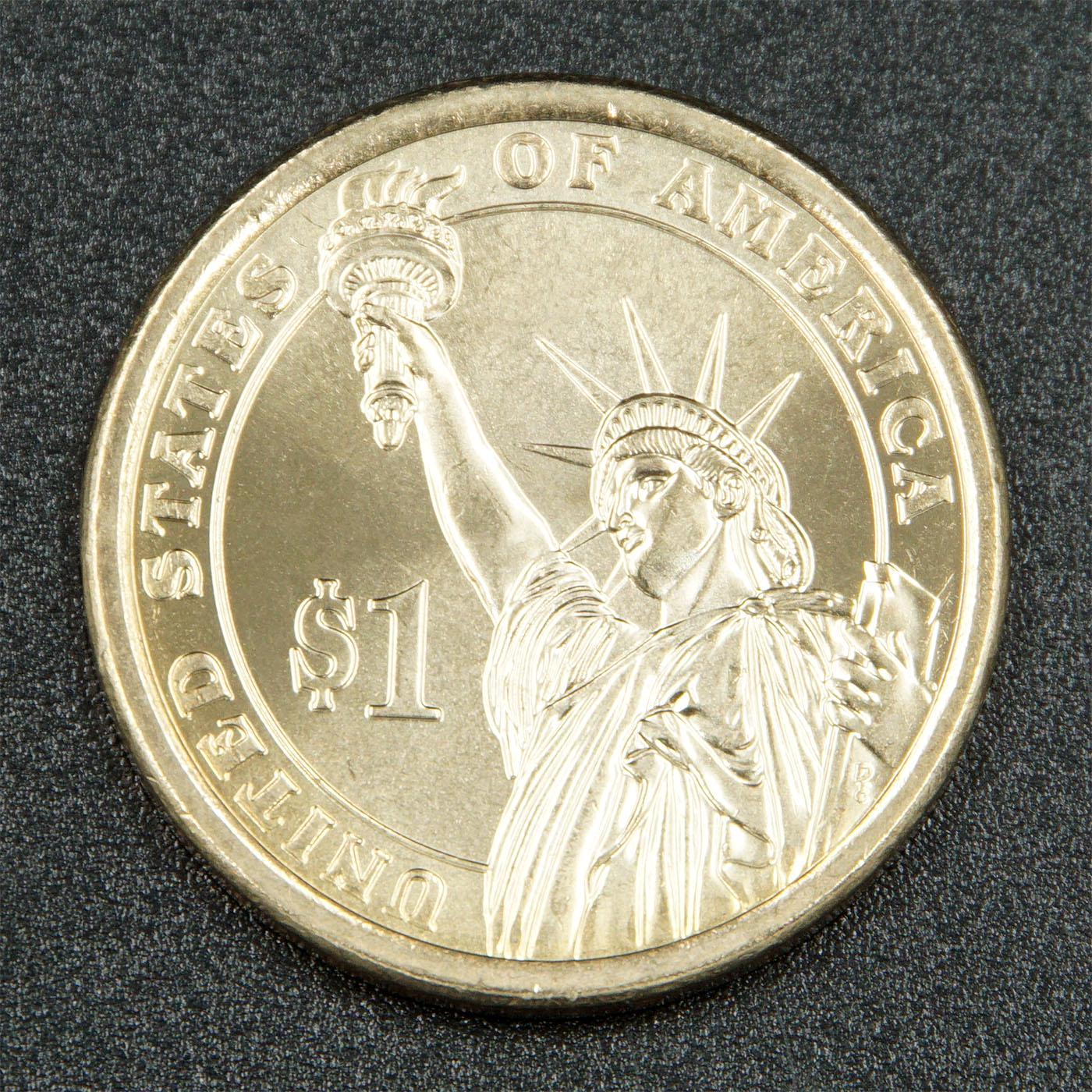 Коллекционная монета США 2009 1 доллар Захары Тейлор UNC