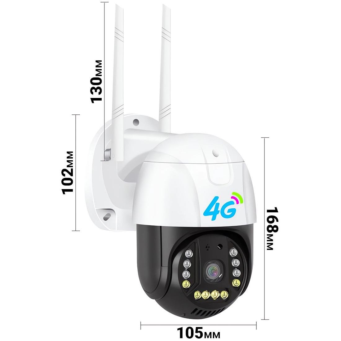 Камера видеонаблюдения поворотная 4G uSafe OC-01-PTZ уличная под сим карту 2 Мп/1080P - фото 5 Камера видеонаблюдения поворотная 4G uSafe OC-01-PTZ уличная под сим карту 2 Мп/1080P - фото 5