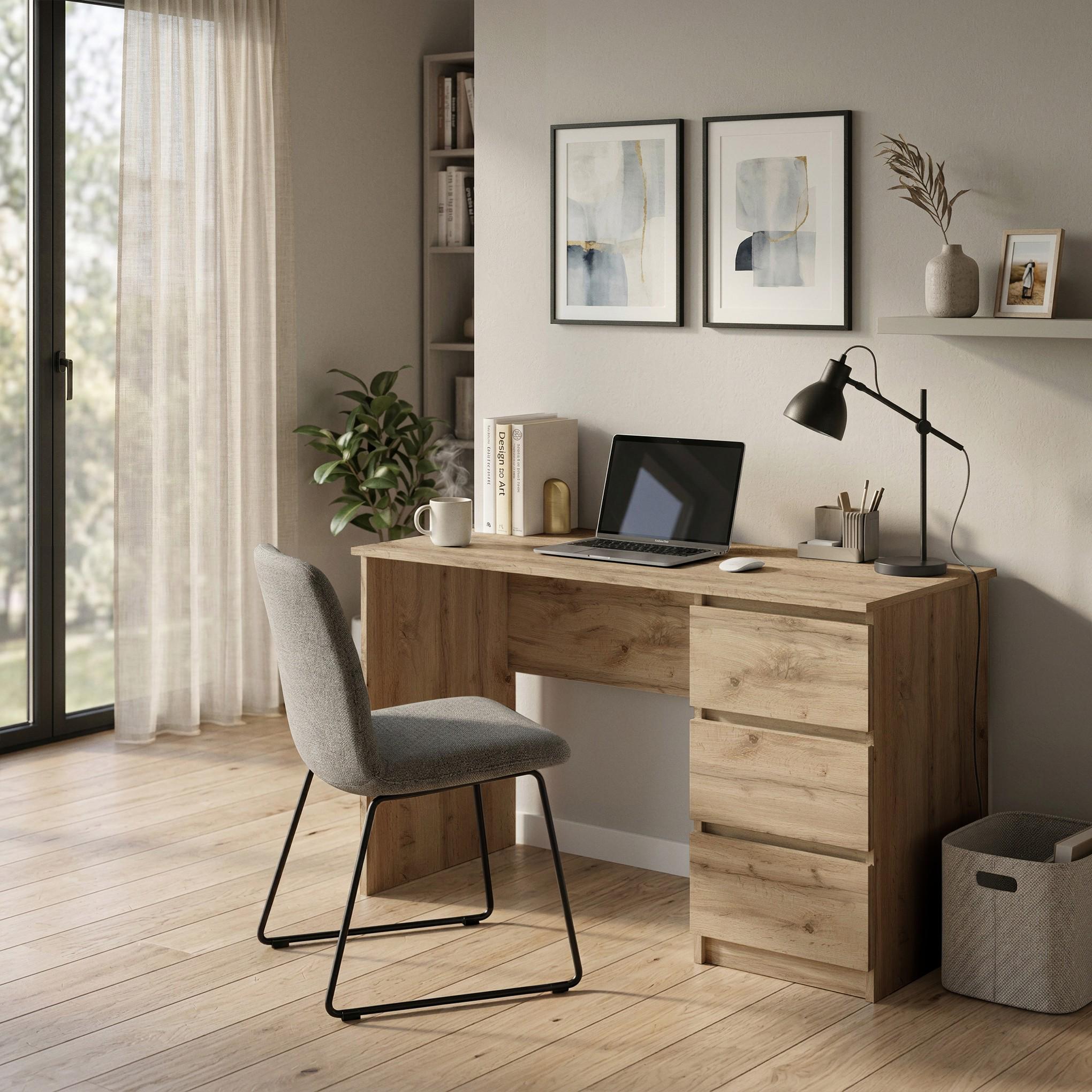 Стол письменный на 3 ящика Line SL-2 1200х600х750 мм Дуб Тахо Стол письменный на 3 ящика Line SL-2 1200х600х750 мм Дуб Тахо
