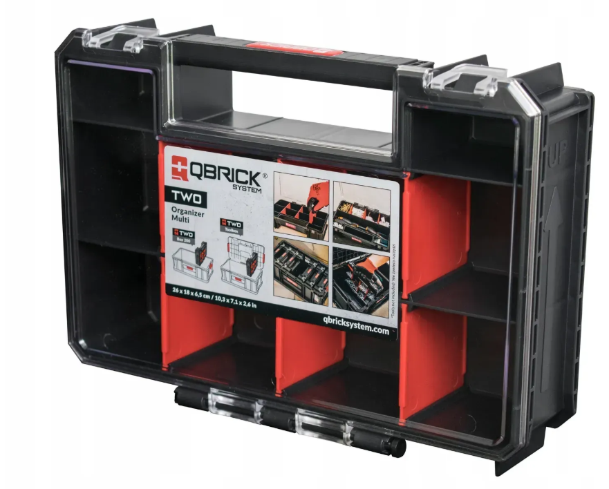 Ящик‑валіза для інструментів 530 х 295 х 195 мм із органайзерами 6 шт. (Z251613PG013)