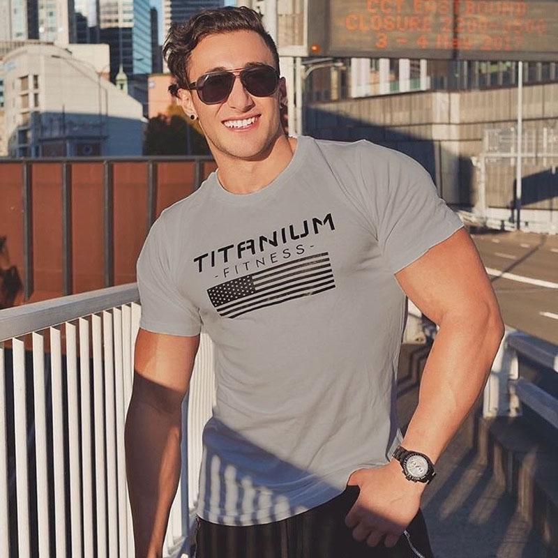 Футболка мужская ALPHA XL Серый (7808)