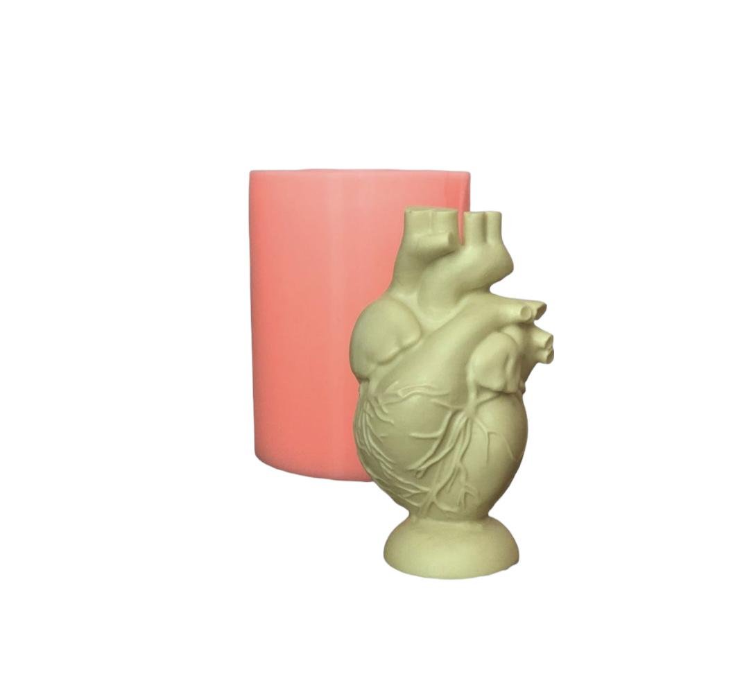 Молд для свічок Людське серце 17 см (15420125)