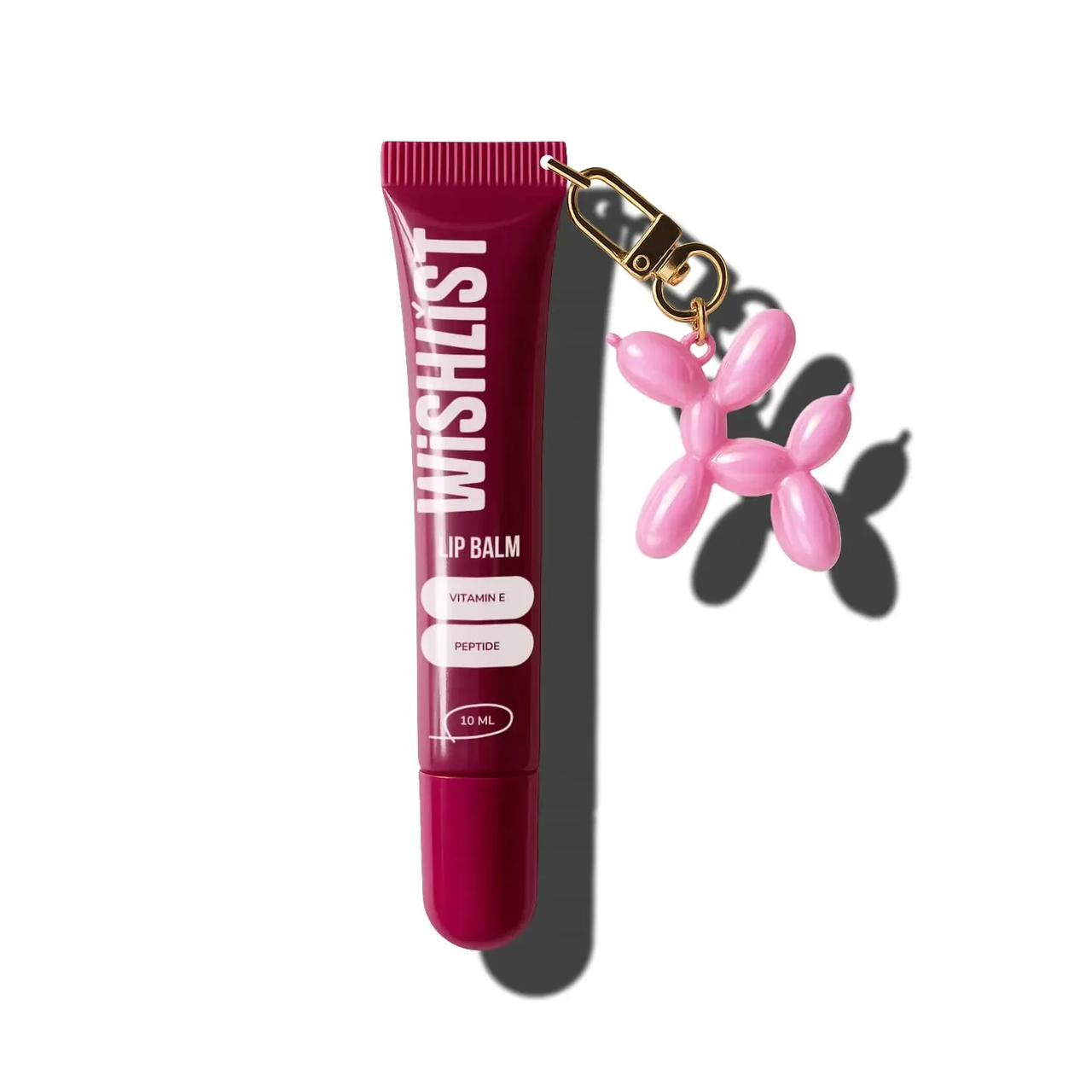 Бальзам-блеск для губ WISHLiST Ruby Nectar Lip Gloss Balm с игрушкой-брелоком 10 мл (603059)