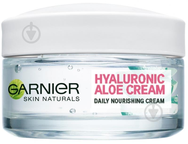 Крем гиалуроновый увлажняющий Garnier Skin Naturals Алоэ для сухой и чувствительной кожи 50 мл (17747) - фото 2