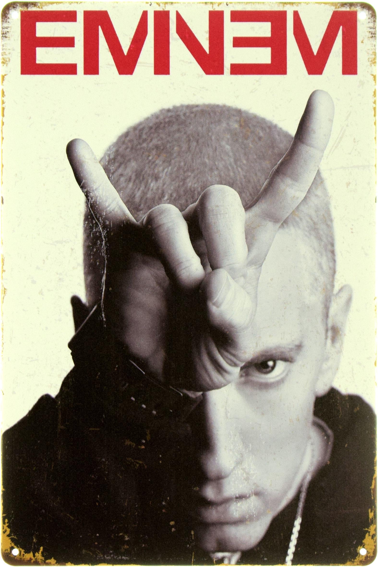 Табличка металева "Eminem" 20x30 см (ms-104058)