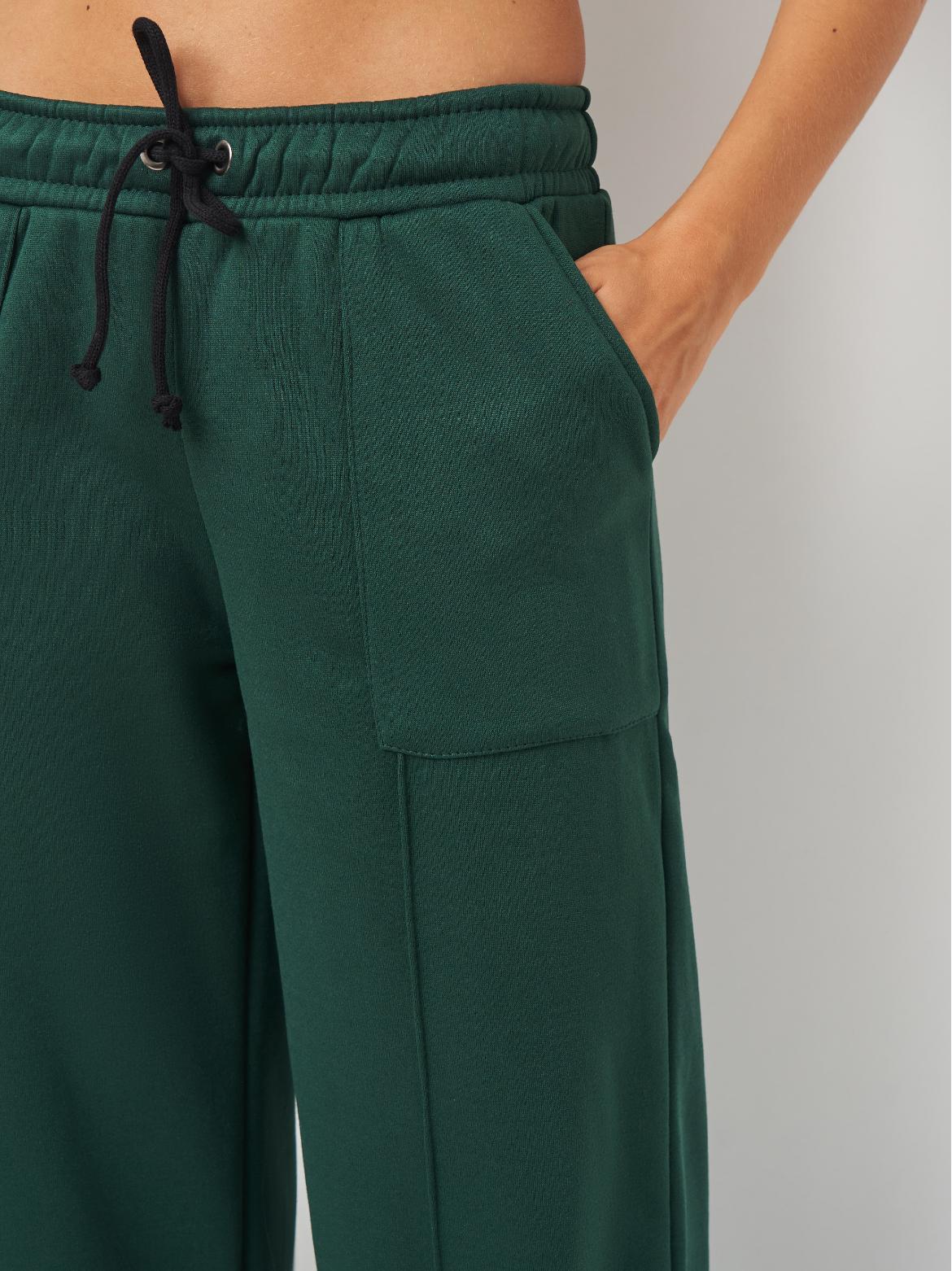 Спортивные штаны женские Элли теплые р. 48 Зеленый (2288073187) - фото 4 Спортивные штаны женские Элли теплые р. 48 Зеленый (2288073187) - фото 4