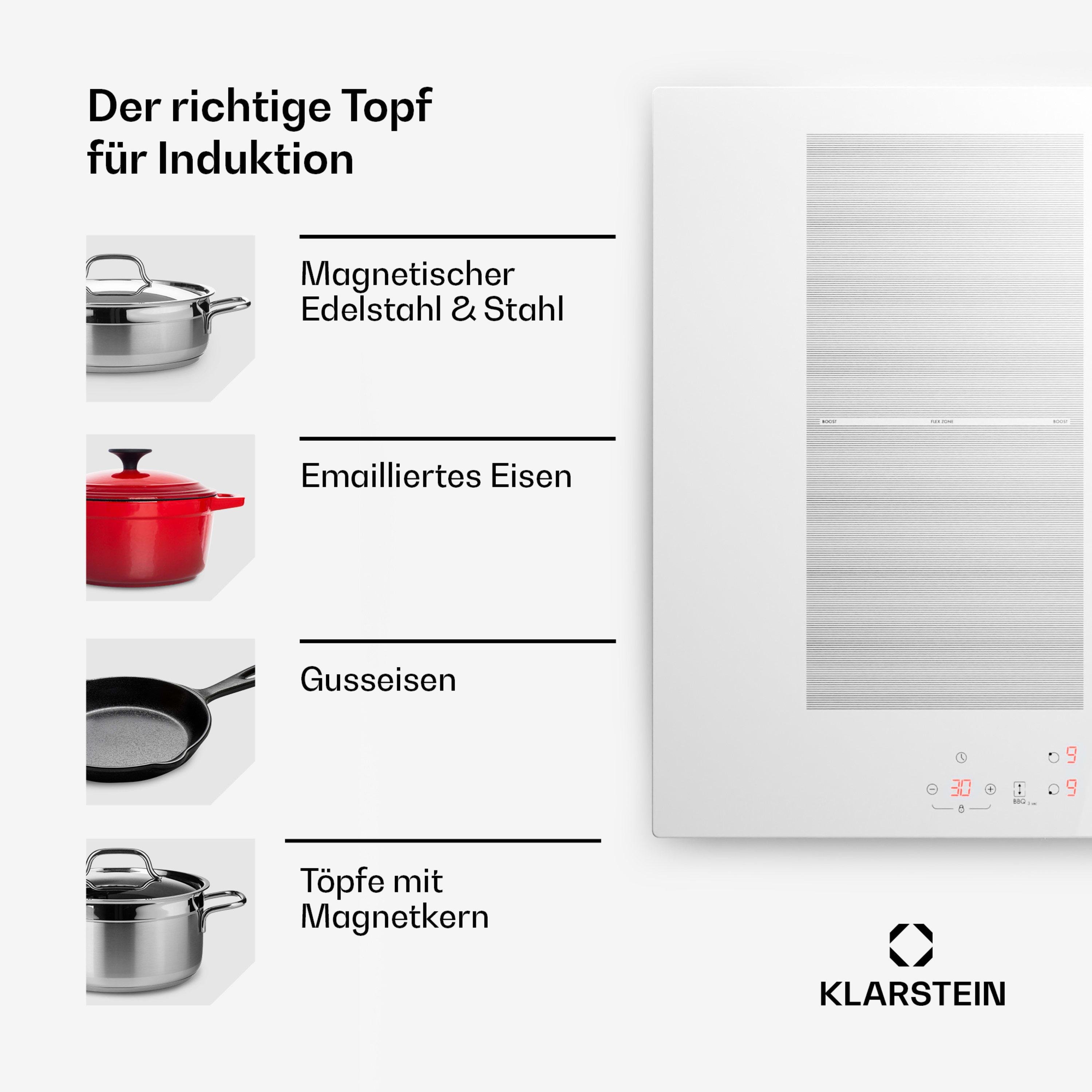 Варочная поверхность индукционная KLARSTEIN Delicatessa 70 (10045605) - фото 7 Варочная поверхность индукционная KLARSTEIN Delicatessa 70 (10045605) - фото 7