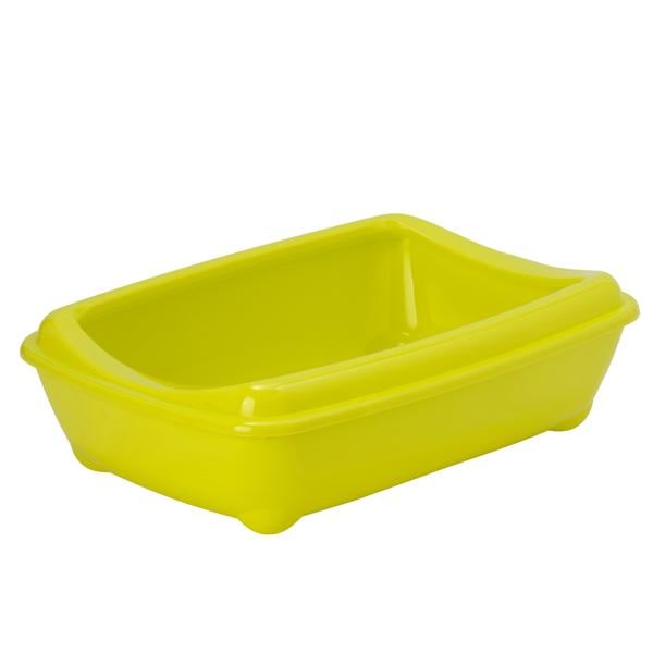 Туалет для кішок з бортиком Moderna Аріст-О-Трей 50х38х14 см Лимонний (C192329) - фото 1 Туалет для кішок з бортиком Moderna Аріст-О-Трей 50х38х14 см Лимонний (C192329) - фото 1