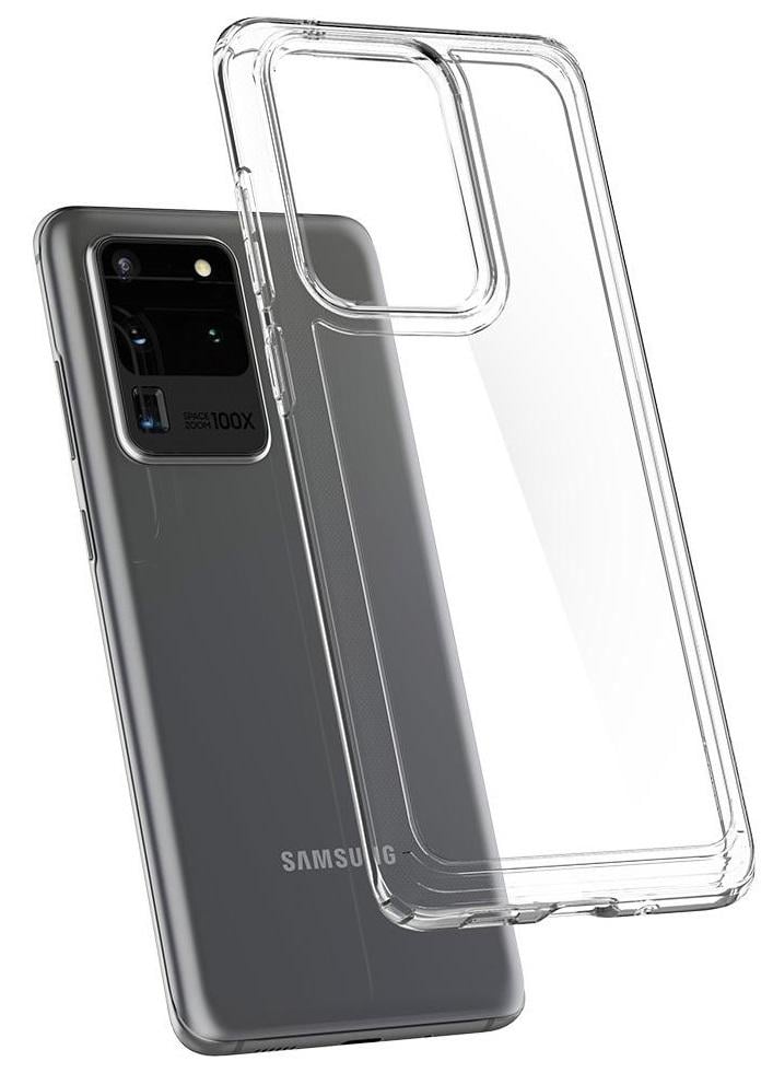 Чехол противоударный прозрачный Spigen Ultra Hybrid Crystal ACS00746 для Samsung Galaxy S20 Ultra (6.9") Clear