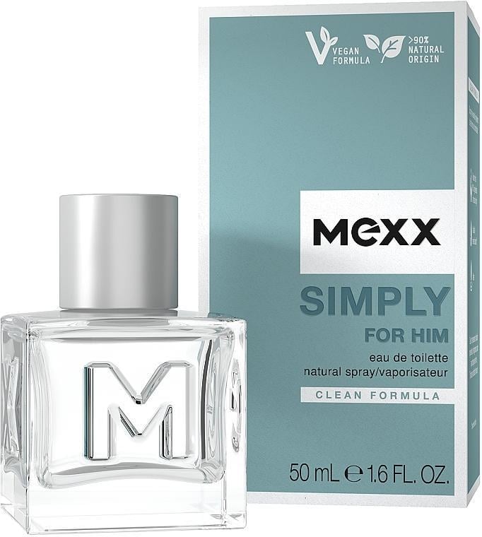 Туалетная вода для мужчин Mexx Simply 50 мл (381707)