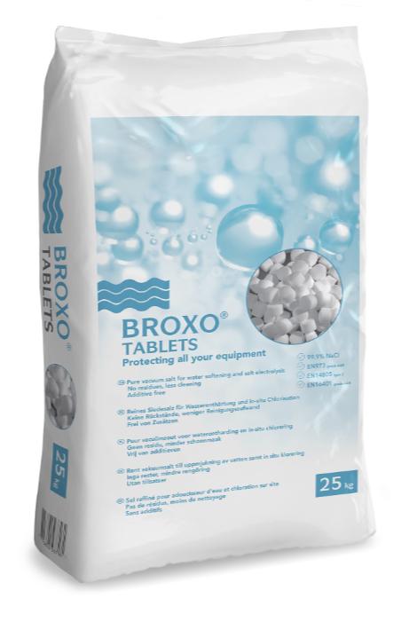 ᐉ Таблетированная соль Broxo Tablets для смягчения воды 25 кг