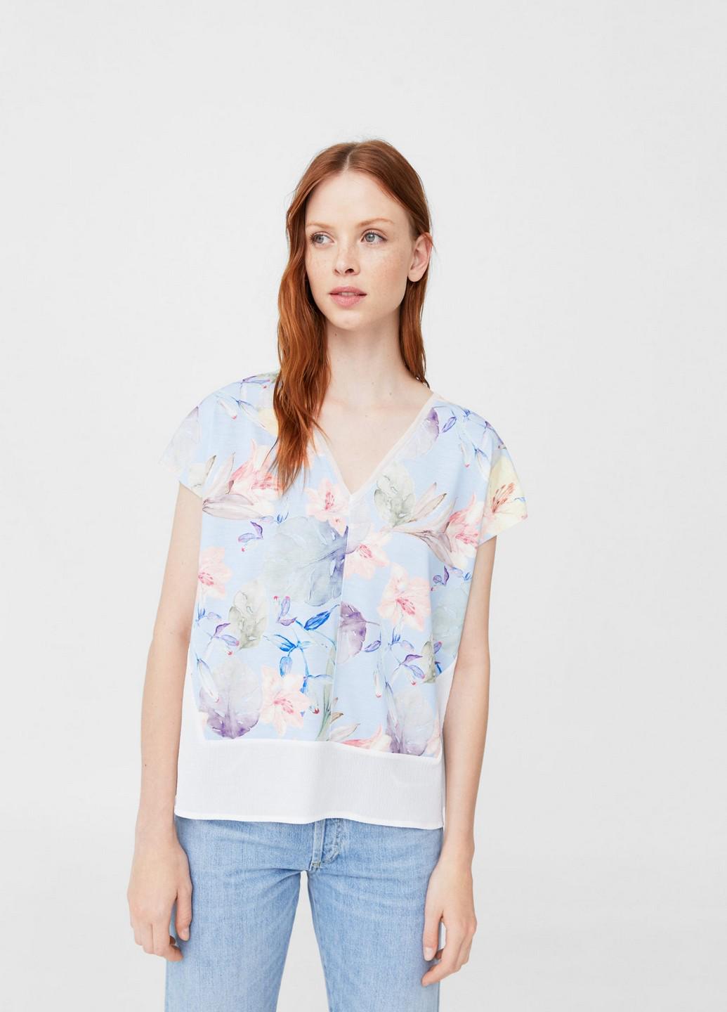 Блузка Mango S Белый (2000000822709)