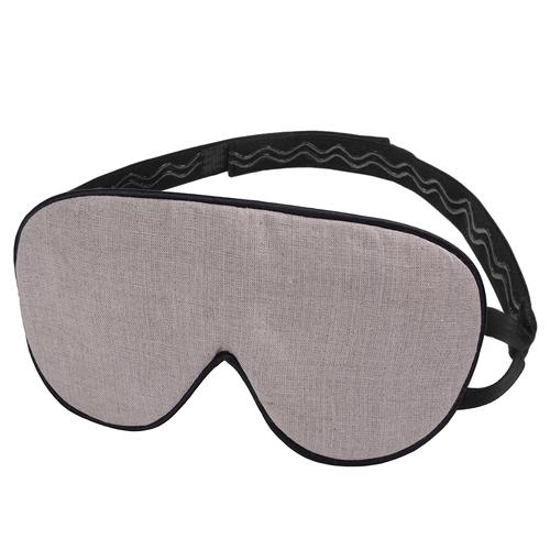 Маска для сна из льна Чумацький Шлях с нескользящей резинкой Бежевый (1188-02)