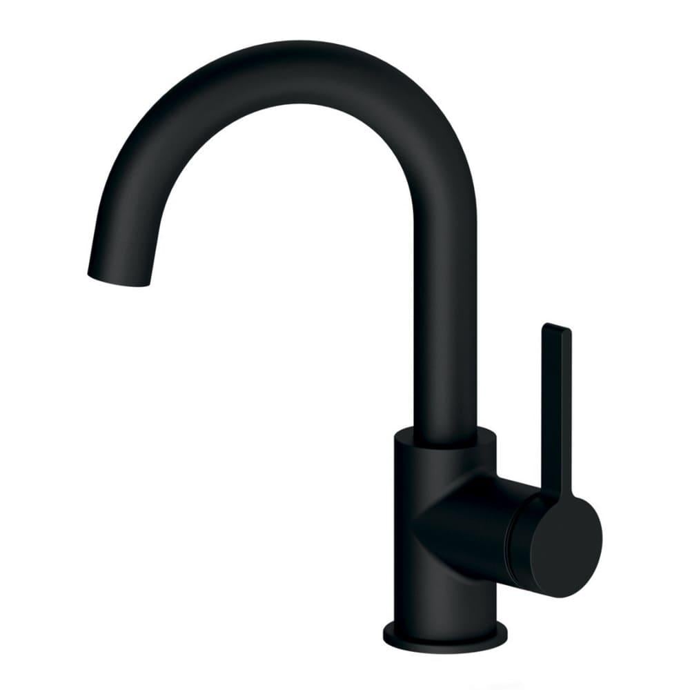 Смеситель для умывальника VOLLE MORA 1537.010204 однорычажный Черный (170823)