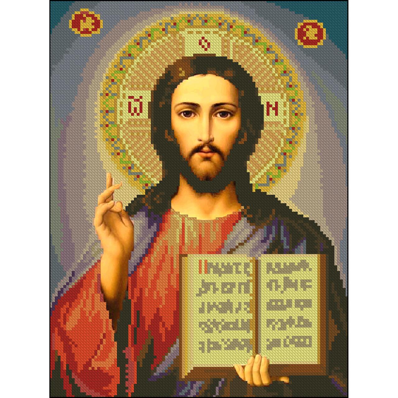 Алмазна мозаїка Strateg Благословіння без підрамника 30х40 см (ZAV3040-4)