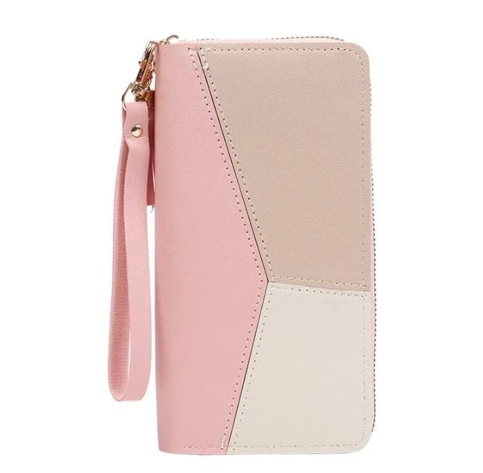 Кошелек женский на молнии 19х10х2,5 см Розовый Кошелек женский на молнии 19х10х2,5 см Розовый