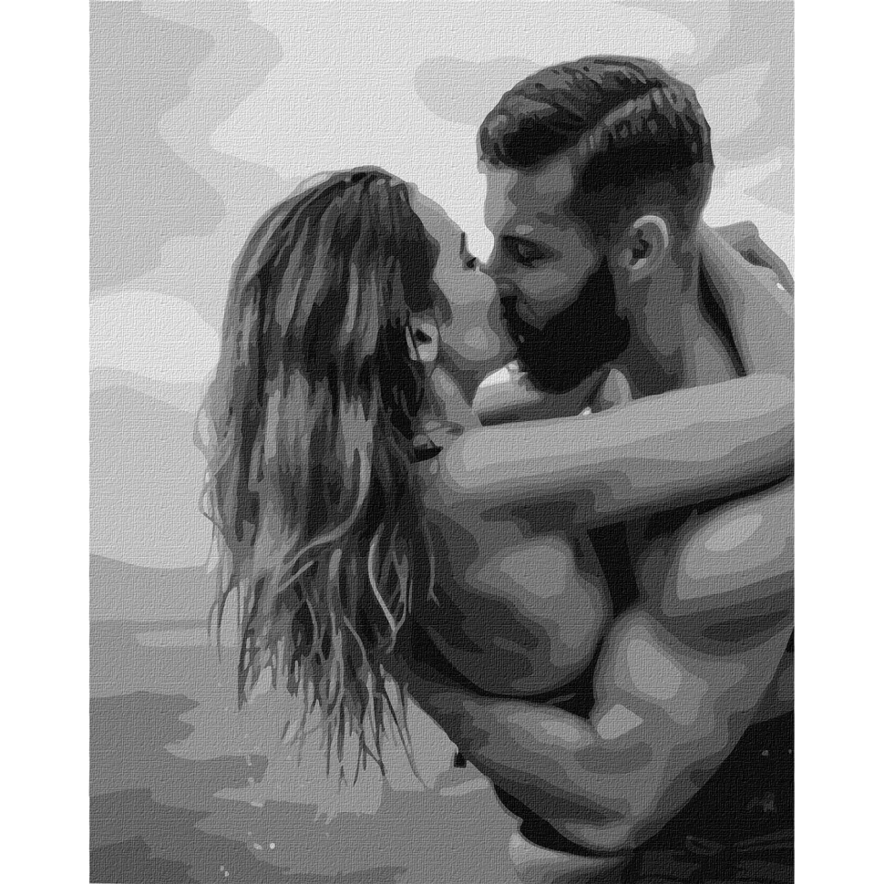 Картина по номерам Ideyka Поцелуй на побережье 40x50 см (KHO8516)