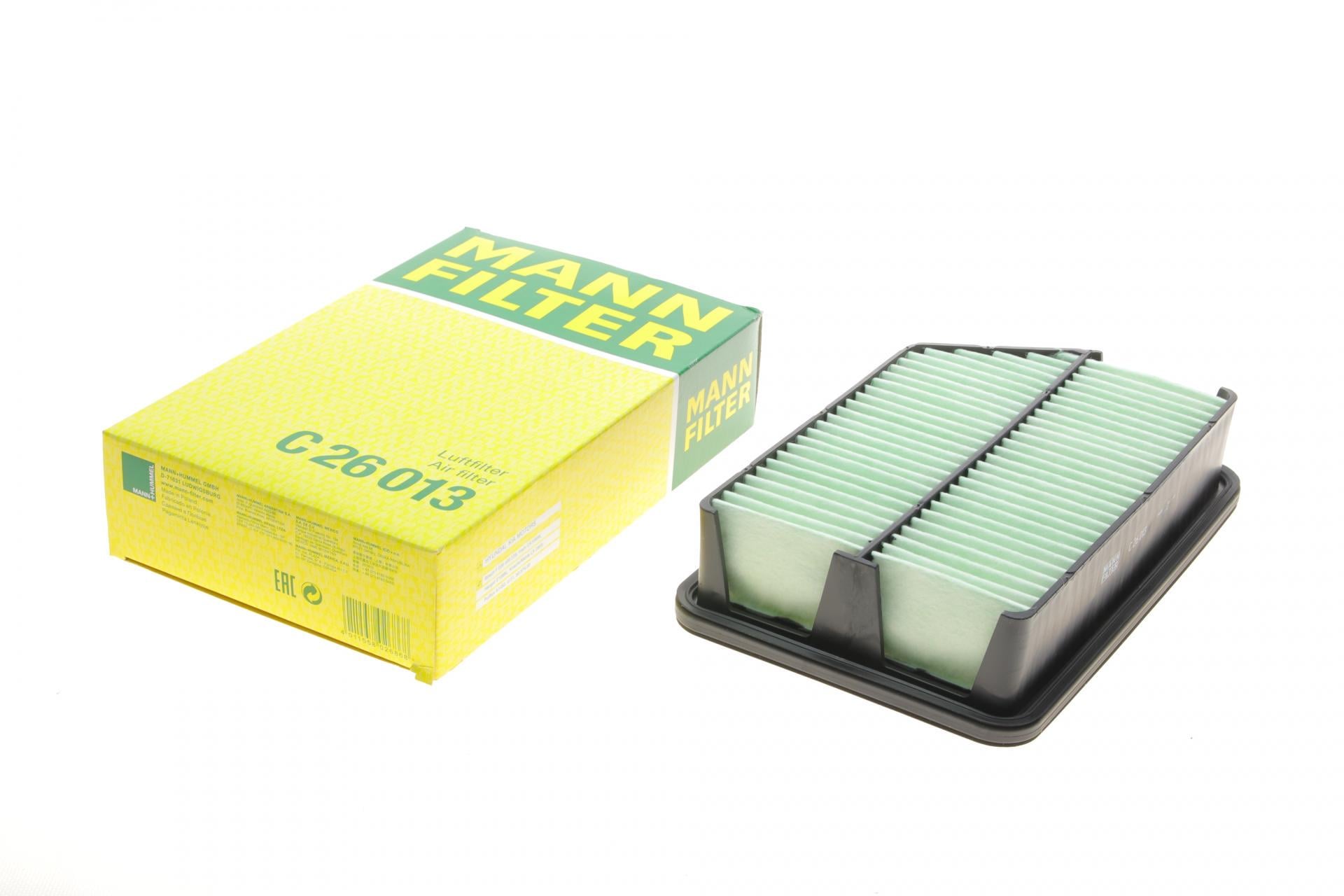 Фильтр воздушный Mann-Filter для Hyundai ix35/Tucson/Kia Sportage 1,6/1,7CRDi/2,0/CRDi/GDi/2,4MPI 10- (C 26 013) Фильтр воздушный Mann-Filter для Hyundai ix35/Tucson/Kia Sportage 1,6/1,7CRDi/2,0/CRDi/GDi/2,4MPI 10- (C 26 013)