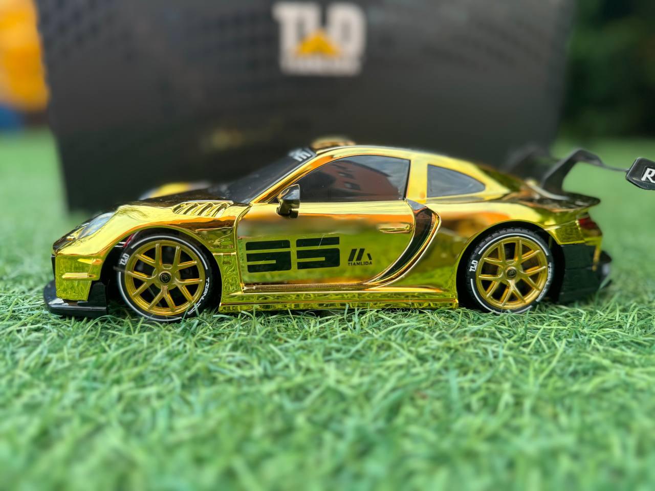 Машинка на радиоуправлении для дрифта Porsche GT3RS 1:18 полноприводная со светодиодной подсветкой Gold (mj3-ibq-f6y) - фото 7 Машинка на радиоуправлении для дрифта Porsche GT3RS 1:18 полноприводная со светодиодной подсветкой Gold (mj3-ibq-f6y) - фото 7