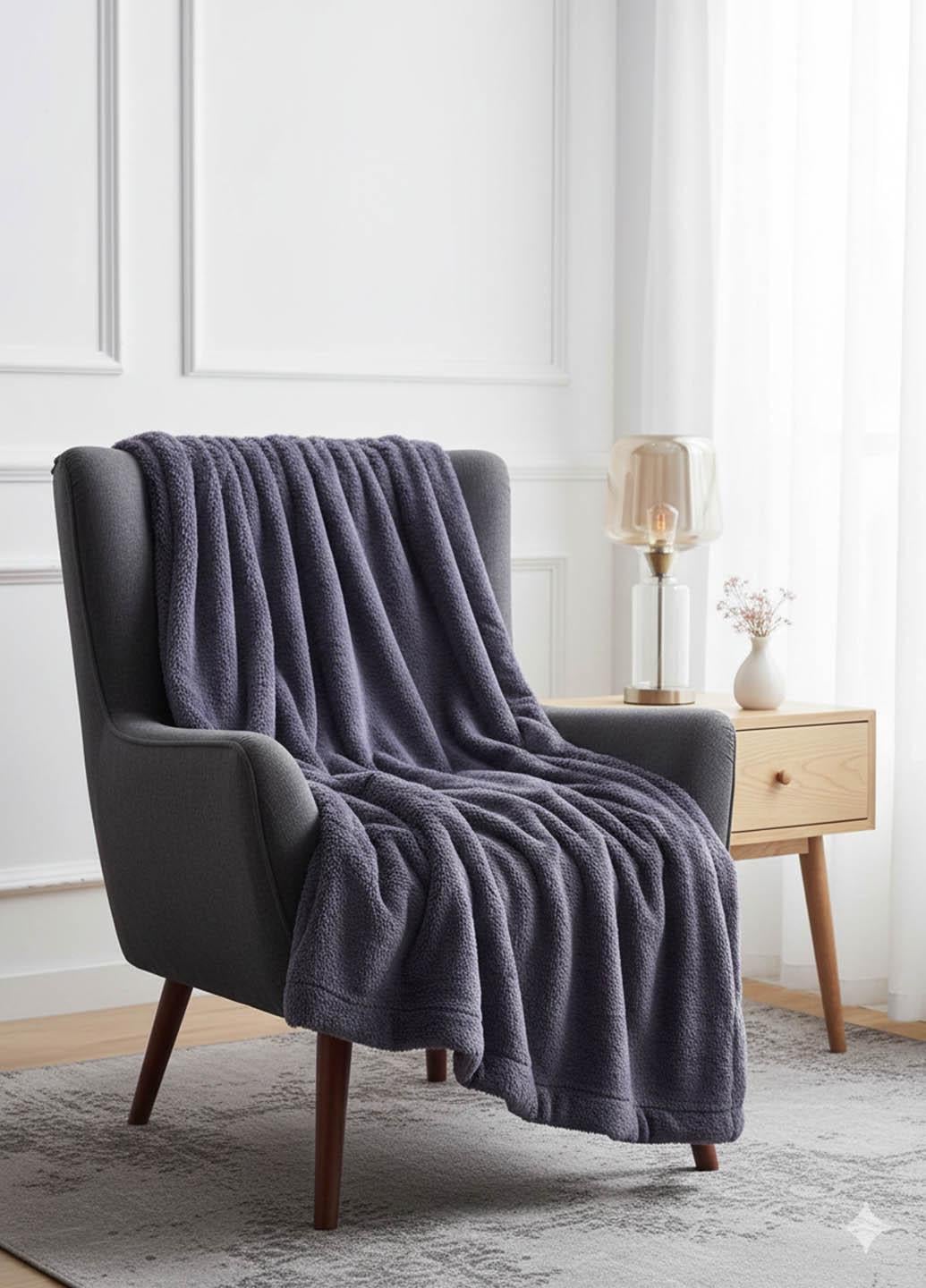 Покрывало велюровое 200х150 см (102615-10)