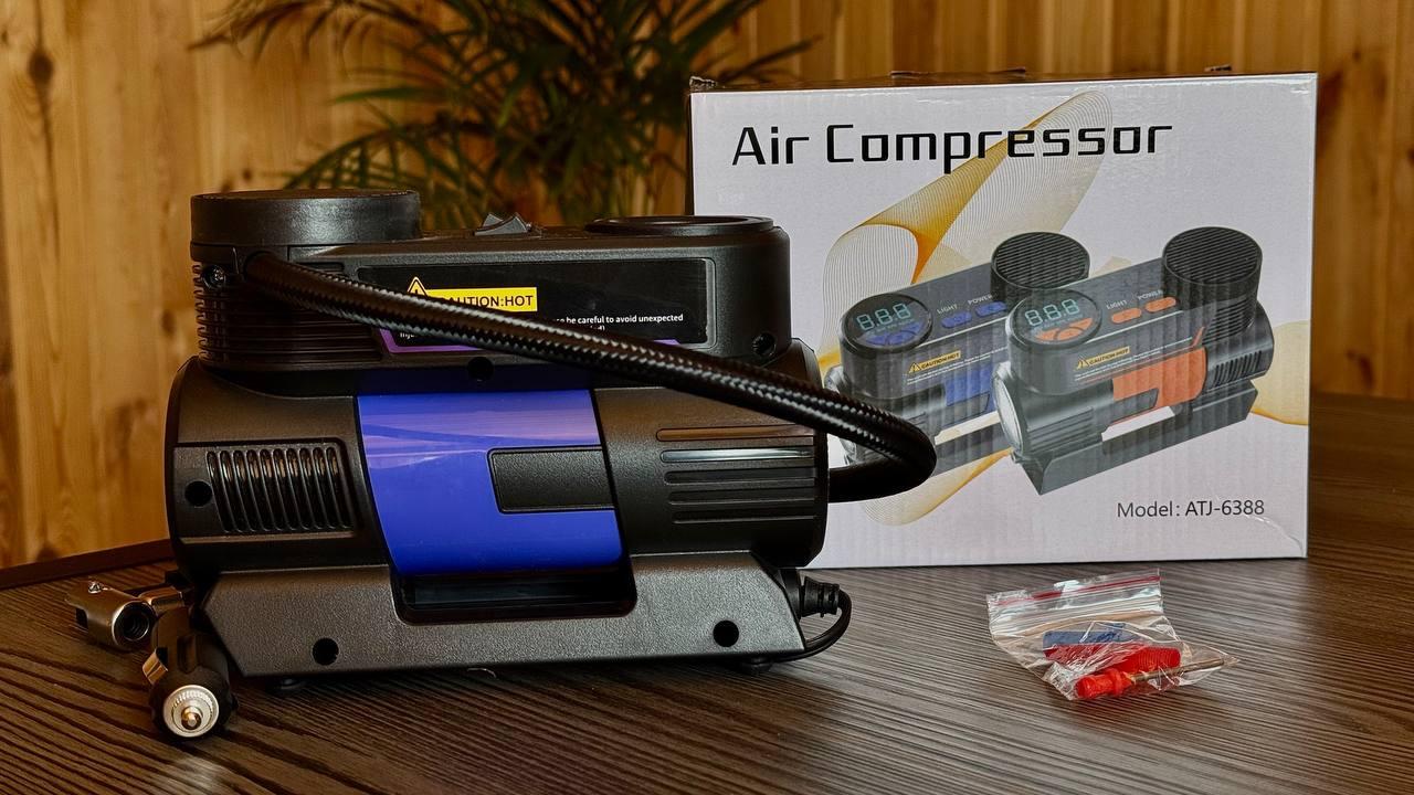 Автомобільний компресор для закачування шин від прикурювача - фото 5