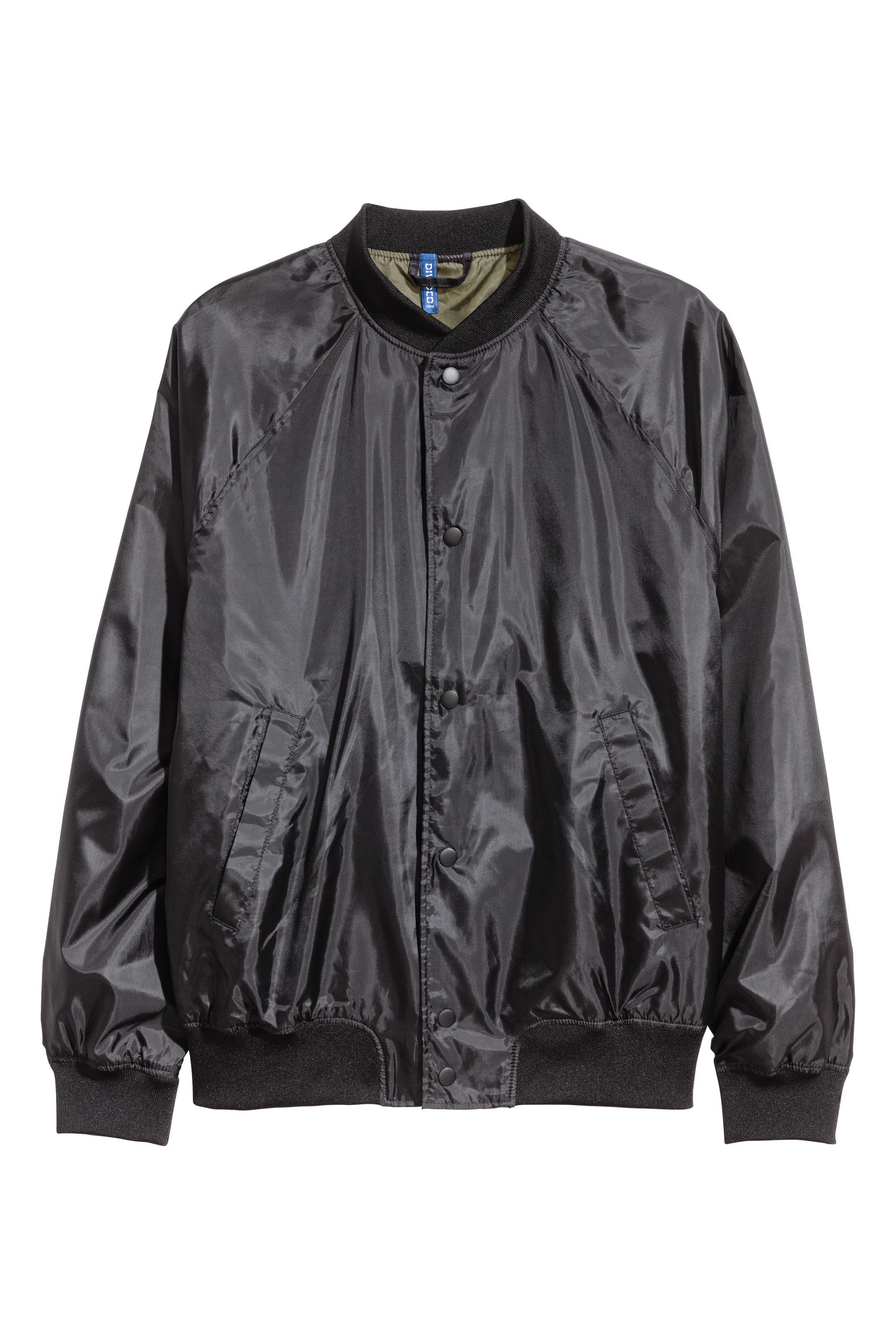 Бомбер H&M S Черный (4495765)