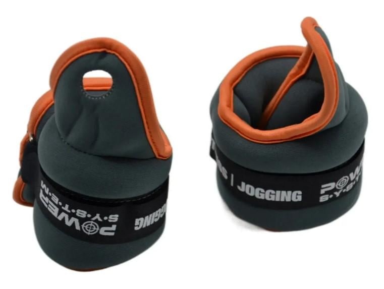Утяжелители-манжеты для ног и рук Power System PS-4043 Wrist Weights 2 шт. 0,5 кг (PS-4043_Grey) - фото 4 Утяжелители-манжеты для ног и рук Power System PS-4043 Wrist Weights 2 шт. 0,5 кг (PS-4043_Grey) - фото 4