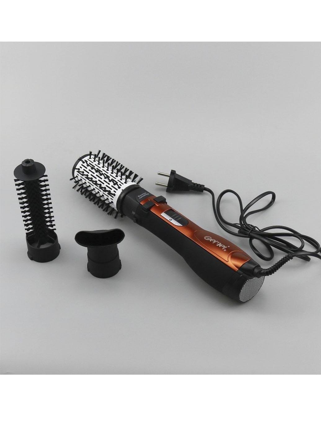 Фен-щітка-стайлер Gemei GM-4828 з 3 насадками Червоний (00239) - фото 3 Фен-щітка-стайлер Gemei GM-4828 з 3 насадками Червоний (00239) - фото 3