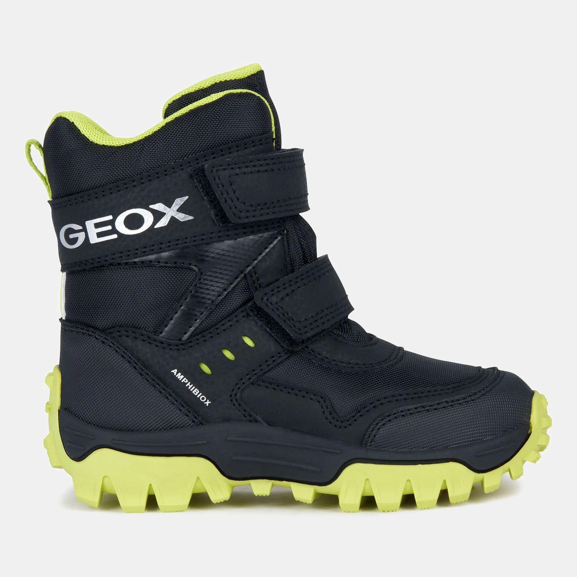 Чоботи дитячі зимові Geox Himalaya B.B ABX C р. 30/19,5 см Black/Lime (20495222)