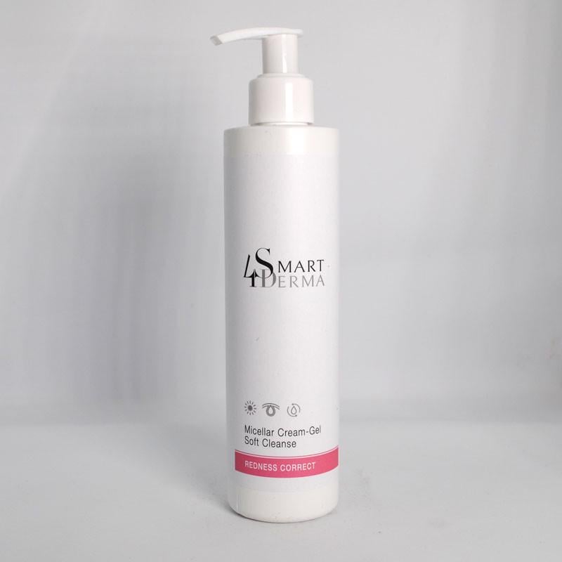 Крем-гель для чутливої та куперозної шкіри Smart4Derma Redness Correct міцелярний очищувальний 250 мл (2141686705)