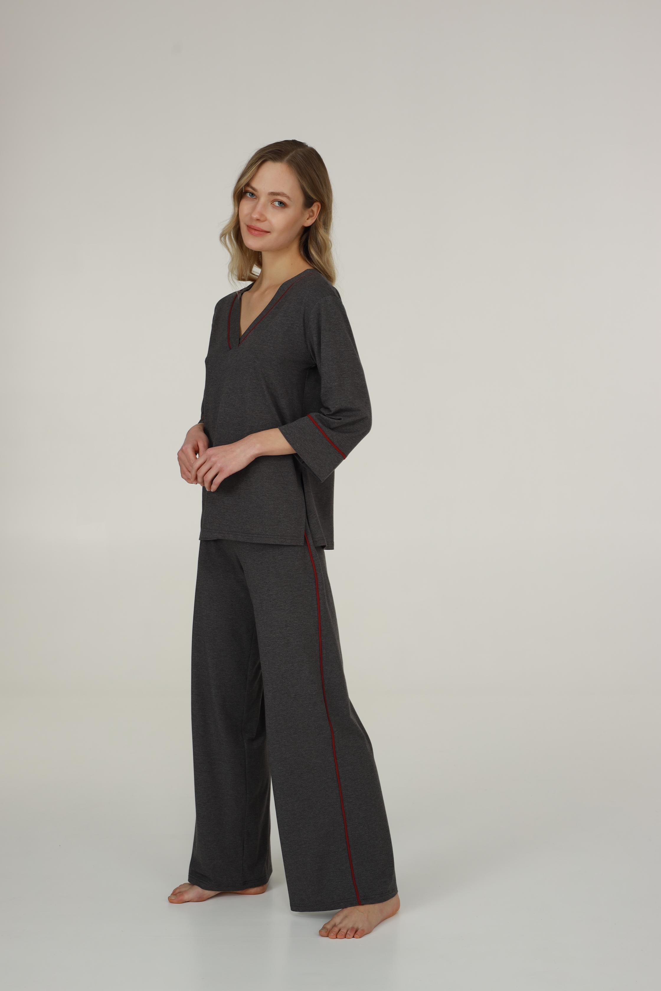 Піжама жіноча Ellen Eloise LPM 0780/16/01 4XL Графітовий