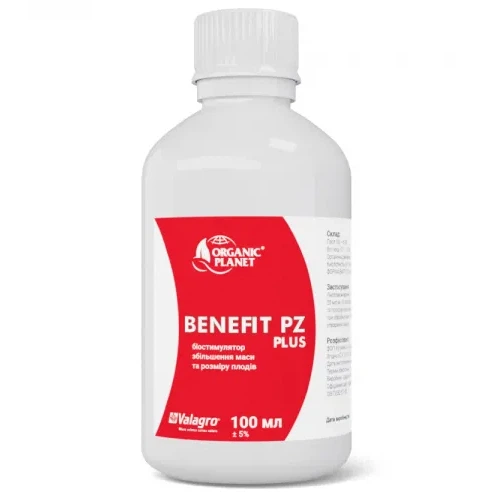 Органо-минеральное удобрение биостимулятор увеличения плодов Valagro Benefit PZ 0,1 л