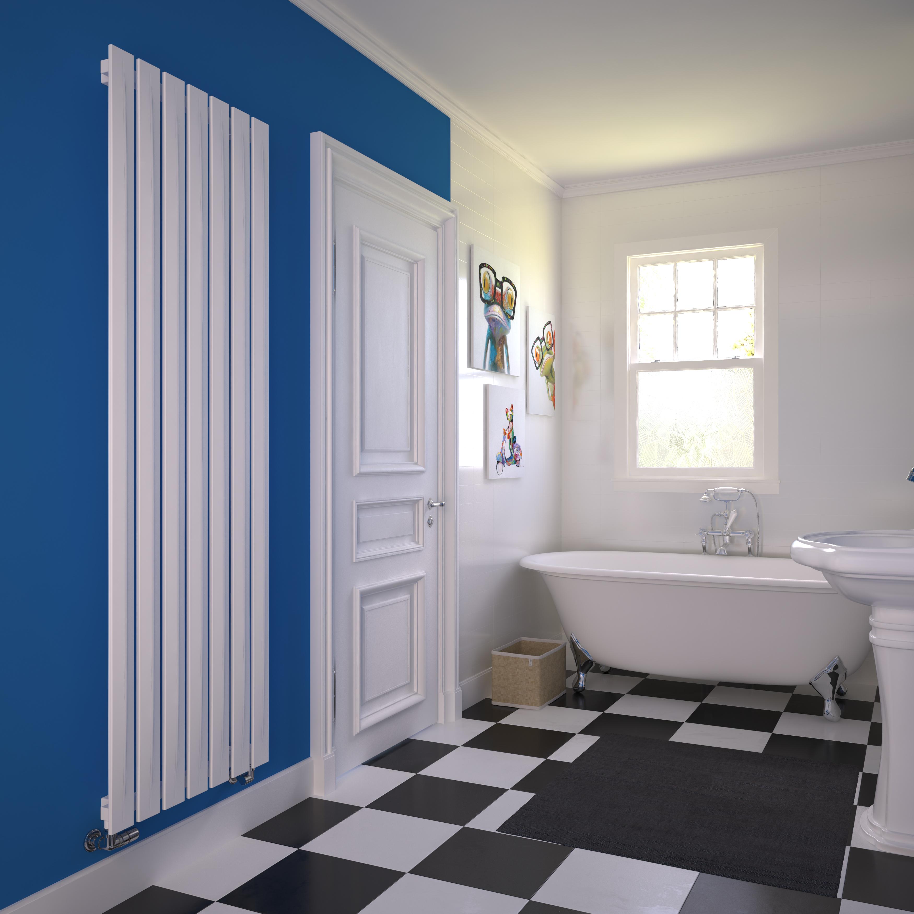 Радиатор дизайнерский Terma PIER 1800x580 мм Soft 9016 (475)