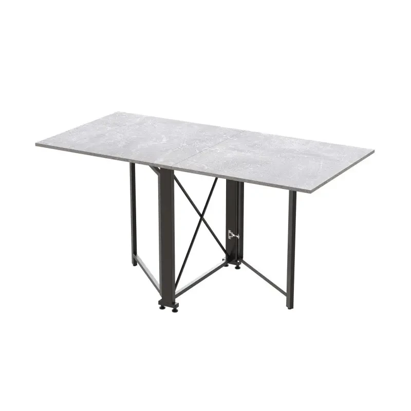 Стол-книга трансформер Ferrum-decor Orion 2 металл/ДСП Черный/Бетон (FRD-104589)