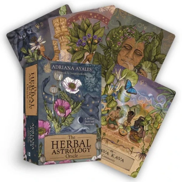 Карты Оракул Herbal Astrology Oracle Cards 55 шт.