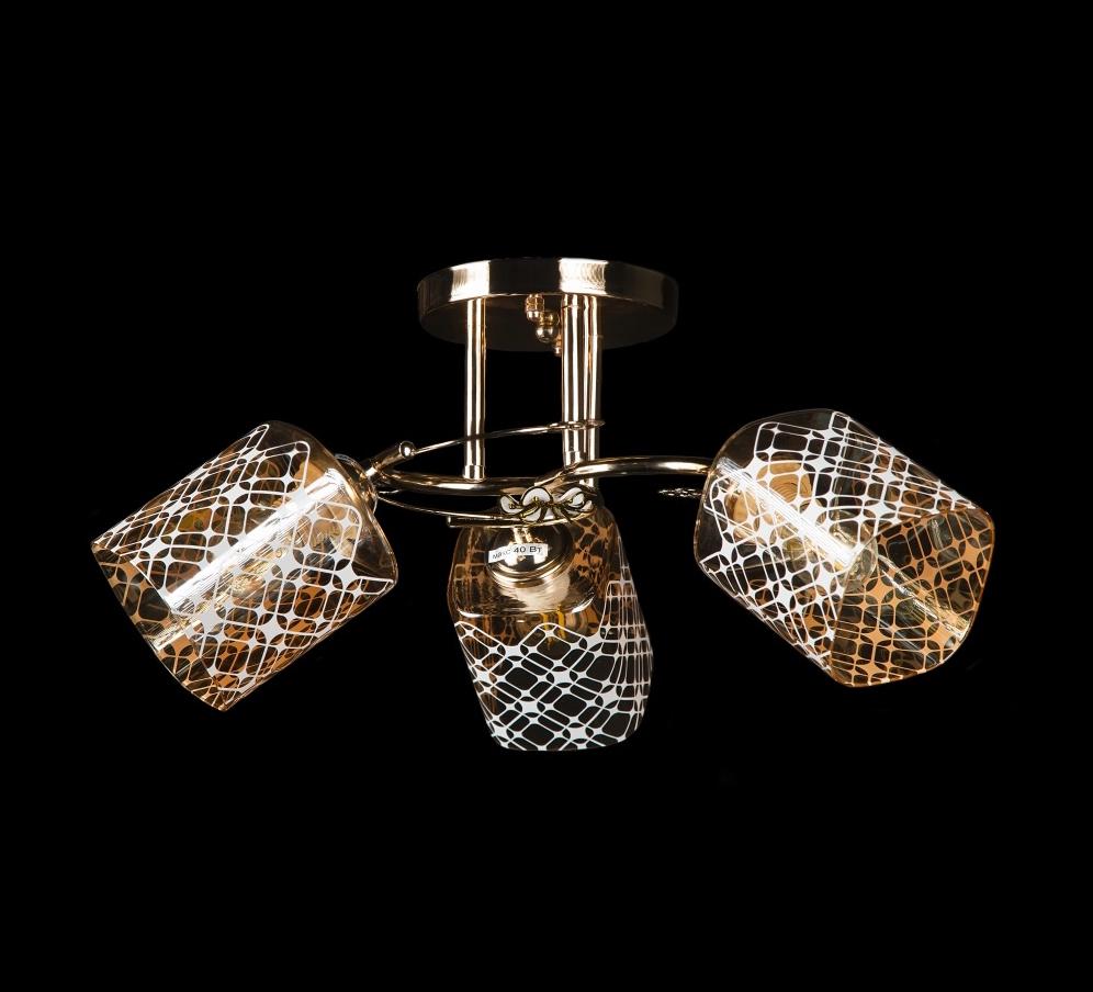 Люстра с плафонами Splendid Ray (L9646A/3 FGD) Люстра с плафонами Splendid Ray (L9646A/3 FGD)