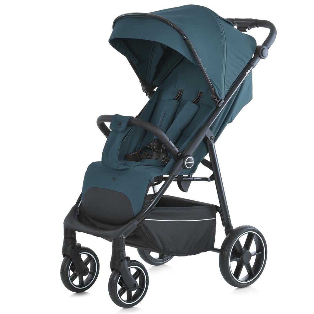 Коляска детская El Camino FIJI Lagoon Blue прогулочная с москитной сеткой и чехлом на ножки Зеленый (ME 1113-2)
