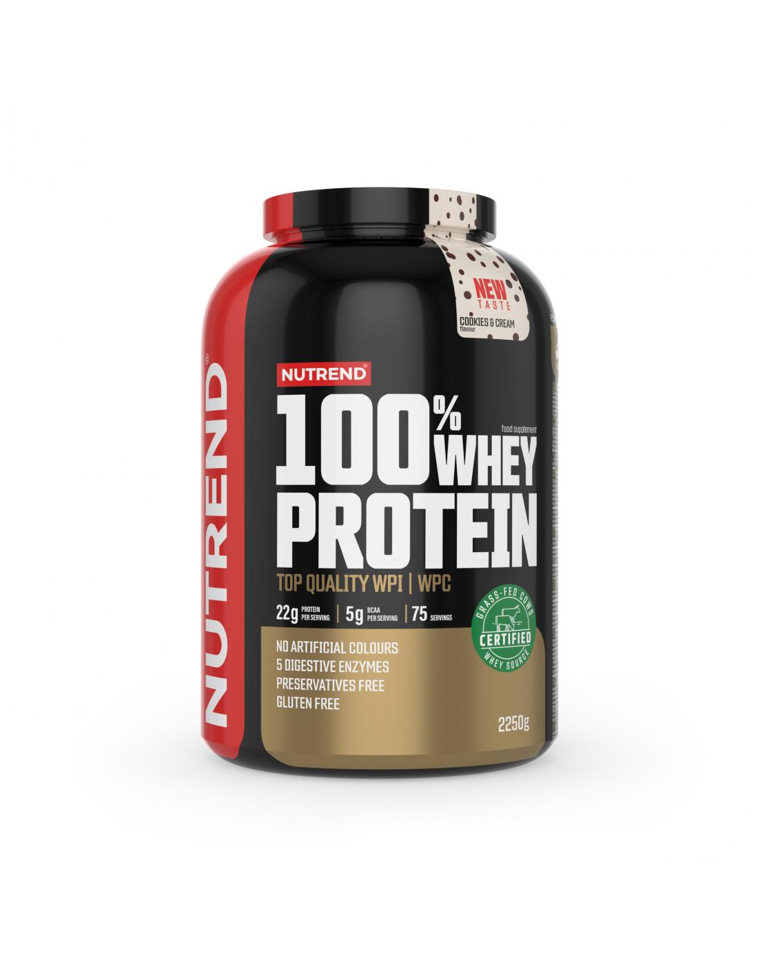 Протеин 100% Whey Cookies Cream 2250 г (00000008254)