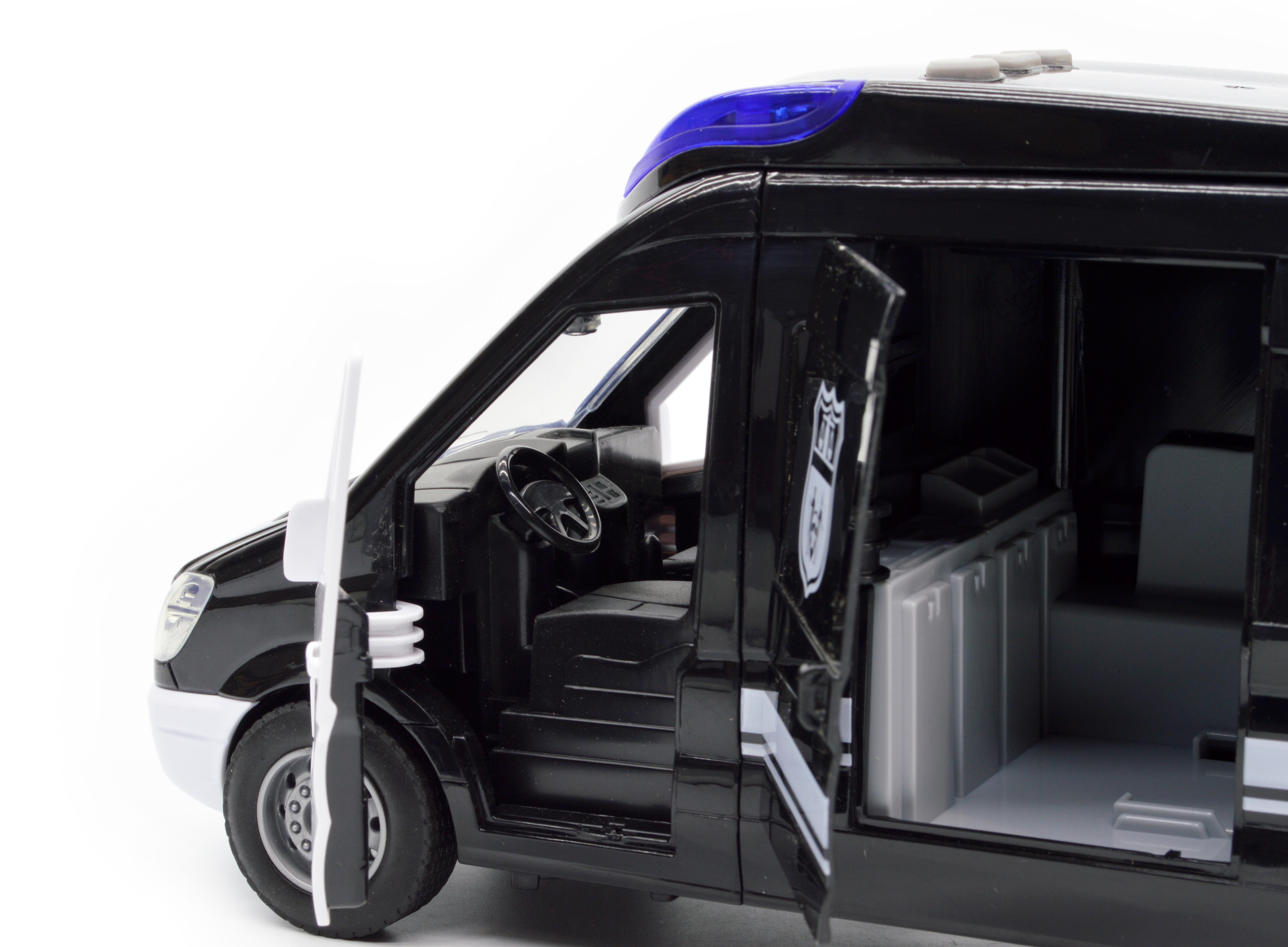 Машина полицейский фургон 666-12Р открываются все двери свет звук инерция - фото 9 Машина полицейский фургон 666-12Р открываются все двери свет звук инерция - фото 9