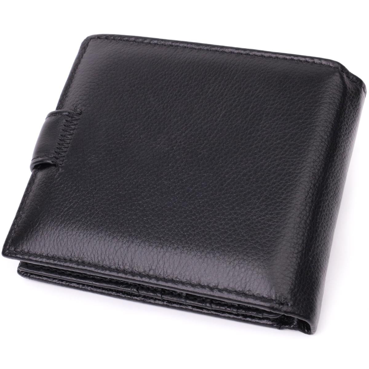 Гаманець чоловічий шкіряний ST Leather 22465 Чорний - фото 2