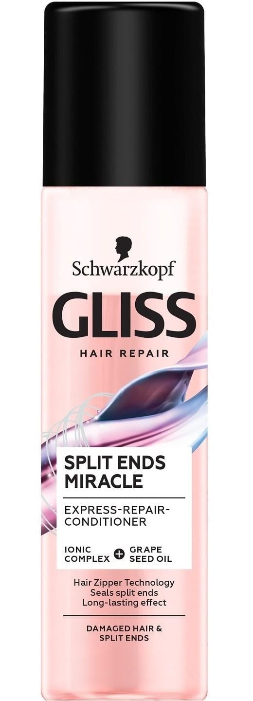 Экспресс-кондиционер Schwarzkopf Gliss Split Ends Miracle для поврежденных волос 200 мл (E-00594)