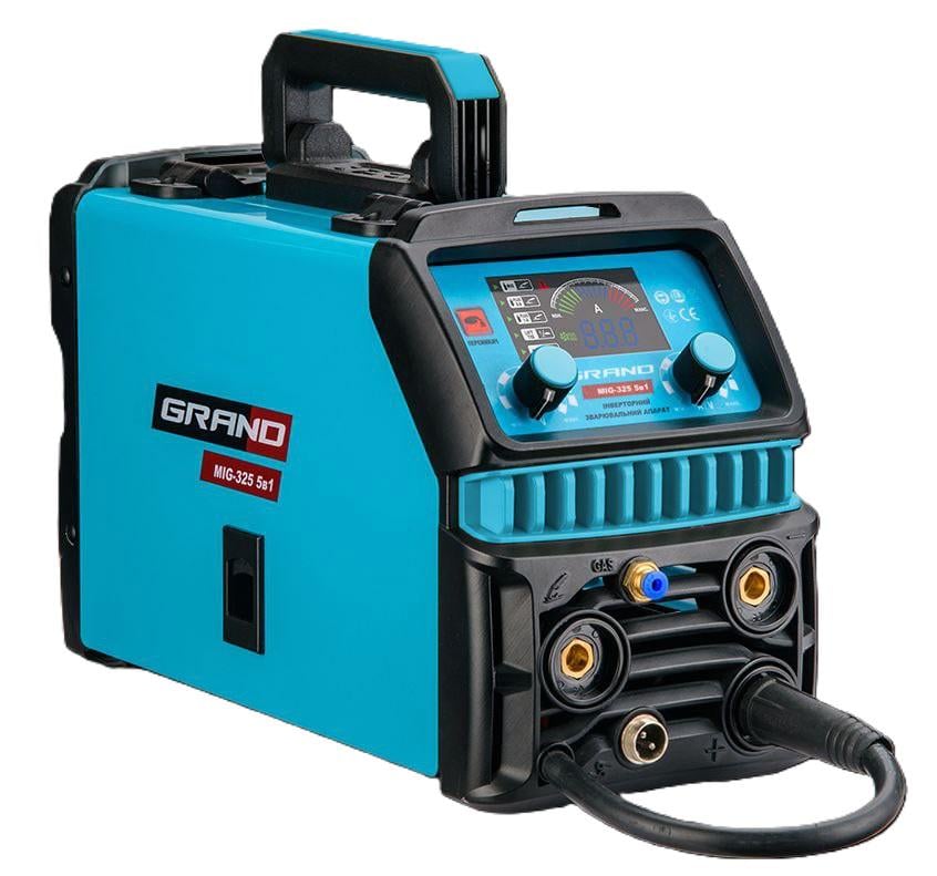 Сварочный полуавтомат Grand MIG/ММА-325 5в1 MIG/FLUX 0,8/FLUX 1,0/LIFT TIG/MMA (29816001)