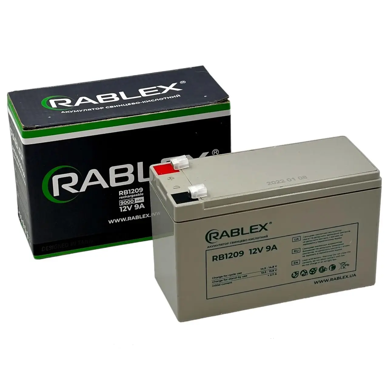 Аккумулятор Rablex 12V/9Ah (RB1209)