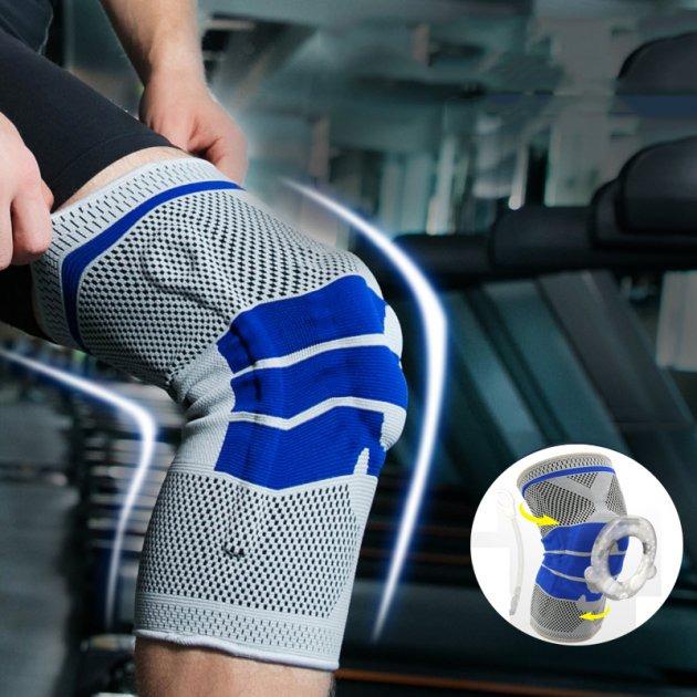 Наколінники Knee Support колінного суглоба фіксатор на коліно 2 шт. (d67583ee) - фото 6